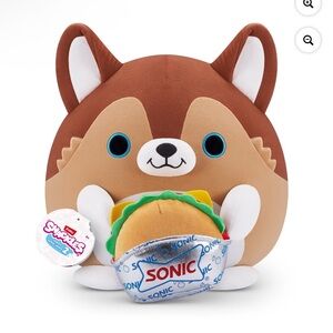 Squishmallows Brown and Tan Fox Plush Toy